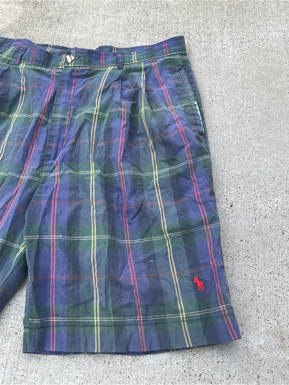 Vintage Polo Ralph Lauren Plaid Golf Shorts Men’s Size 34 Classic Prep